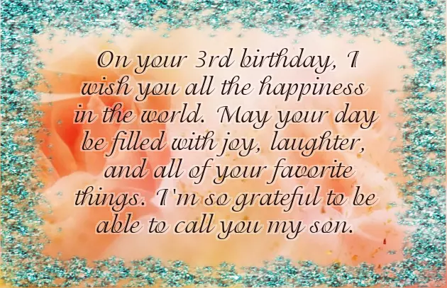 Happy Birthday Wishes To Son From Dad
