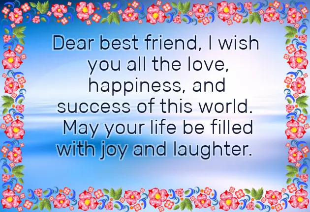 Birthday Wishes To A Female Bestie