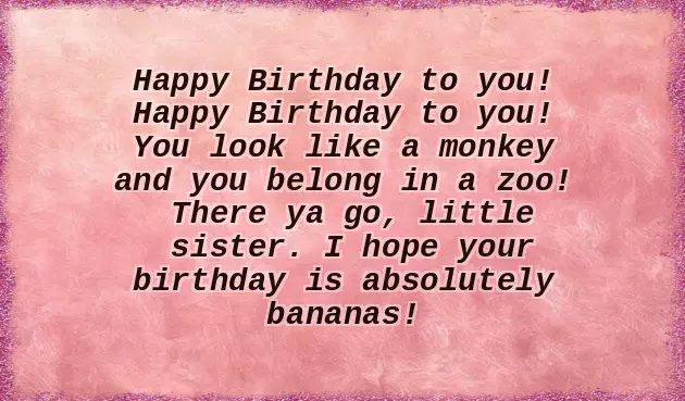 Happy Birthday To My Youngest Sister Happy Birthday To My Youngest Sister