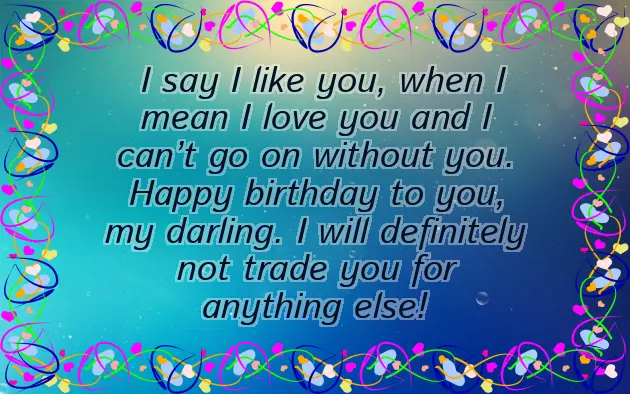 Happy Birthday Darling Quotes
