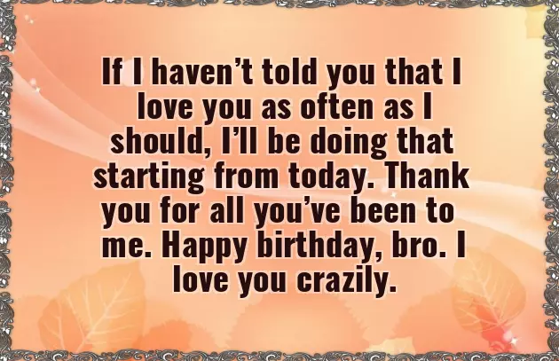 Birthday Wishes For Brother Far Away