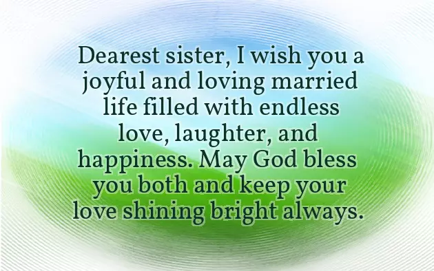 Wedding Greeting For Sister Wedding Greeting For Sister