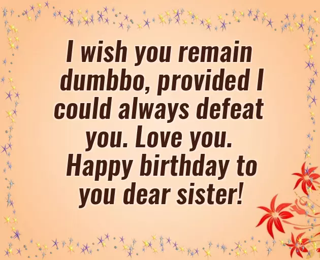 Funny Birthday Wishes For Cousin Sister Quotes