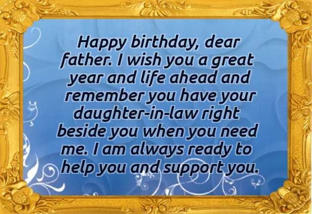 Birthday Wishes For A Father In Law