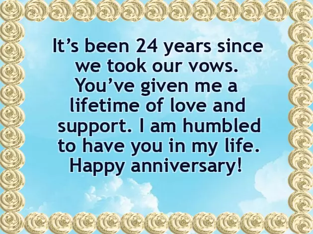 24Th Wedding Anniversary Quotes