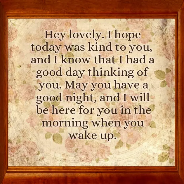 I Wish You A Peaceful Night