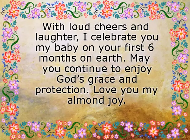 6 Month Birthday Wishes For Daughter 6 Month Birthday Wishes For Daughter