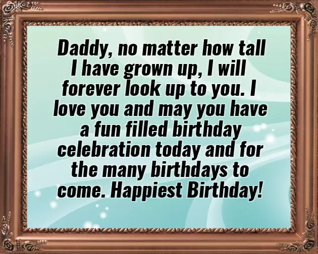 Papa Ka Birthday Wish