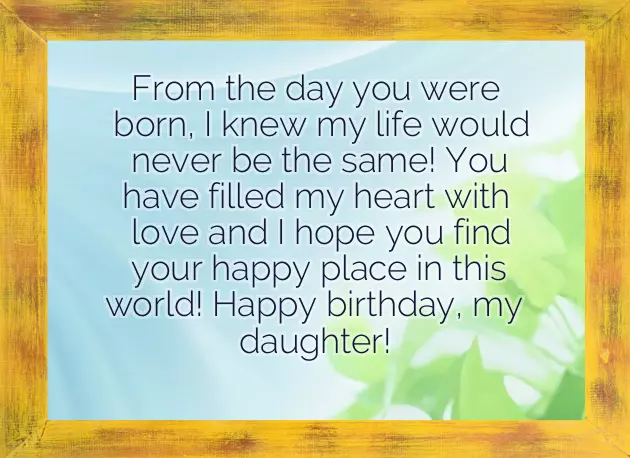 Birthday Wishes To My Second Daughter