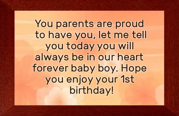 Happy Birthday My Son 1 Year Happy Birthday My Son 1 Year