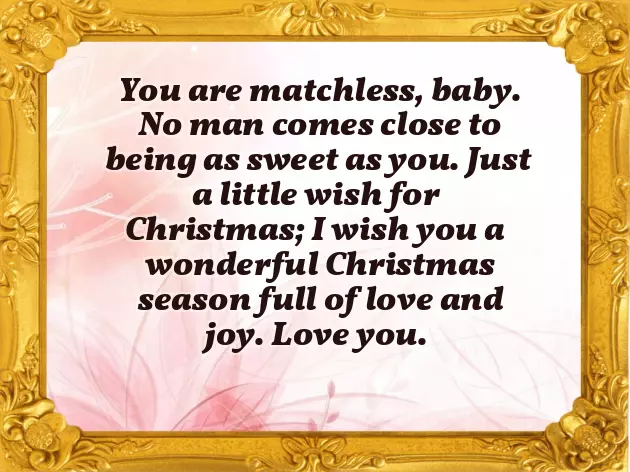 Cute Christmas Messages For Boyfriend