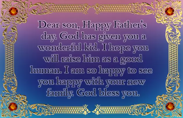 Fathers Day Message To My Son
