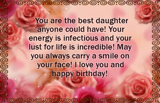 Happy Birthday Quotes To My Daughter