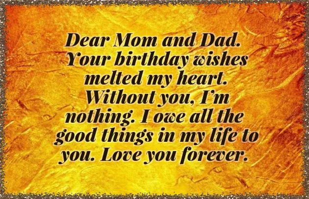 Thanks For The Warm Birthday Wishes