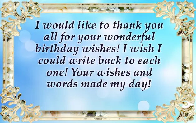 Quotes Thanking Friends For Birthday Wishes