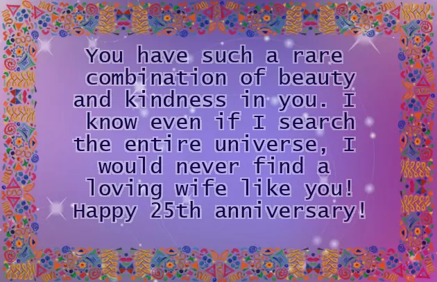 25 Years Marriage Anniversary Wishes