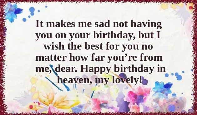 Birthday Quotes For Loved One