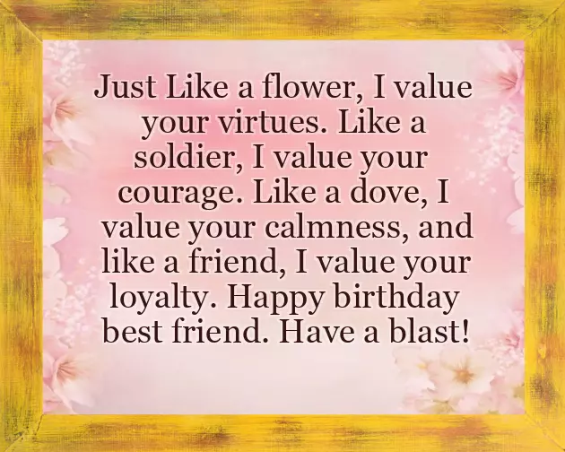 Birthday Paragraph For Best Friend Female
