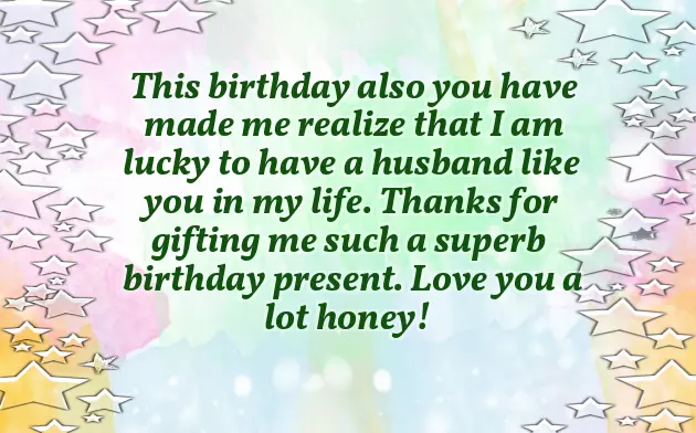Birthday Wishes Caption For Husband