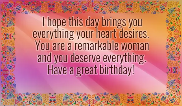 Birthday Greetings To A Strong Woman