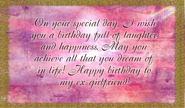 Birthday Wishes For Breakup Girlfriend