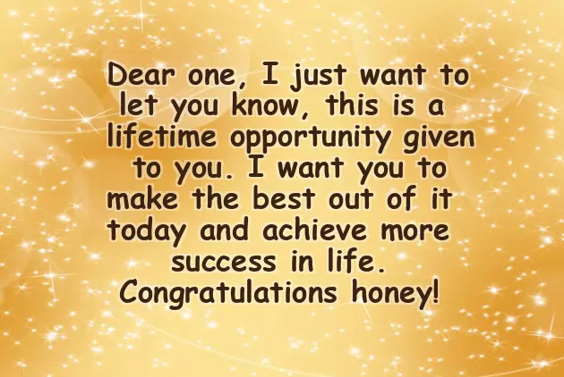 Congratulations On Your Honours Degree