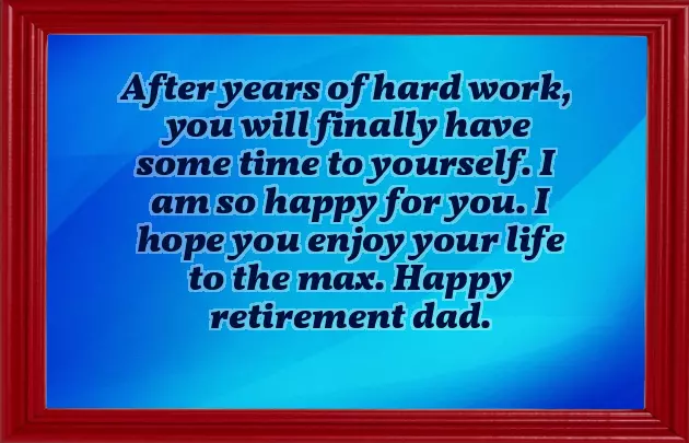 Retirement Congratulations Note