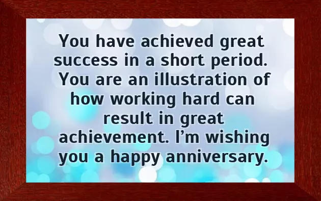 Work Anniversary Congratulations To Boss Work Anniversary Congratulations To Boss