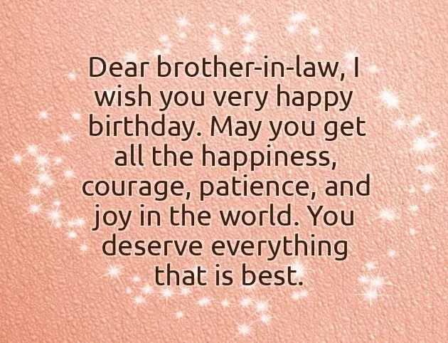 Sister Husband Birthday Wishes