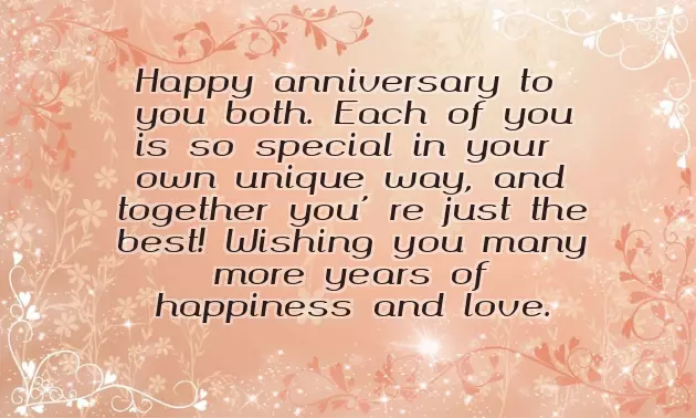 Happy Anniversary Wishes Both Of You