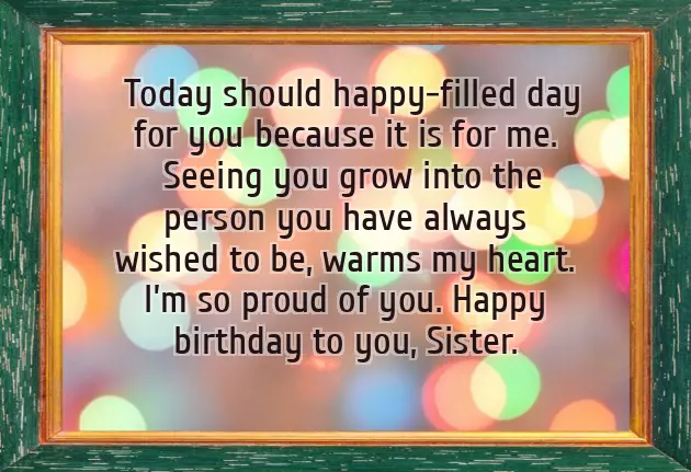 Happy Birthday Sister Quotes