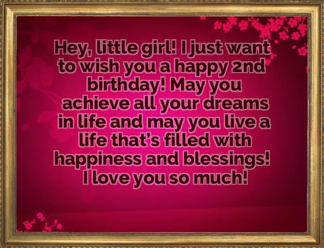 Second Birthday Wishes For Boy