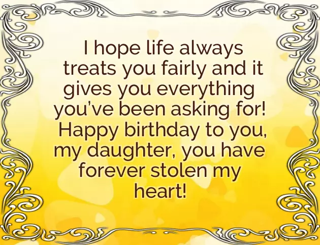 Birthday Wishes To Daughter