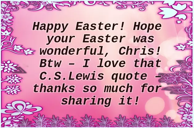 Family Easter Message