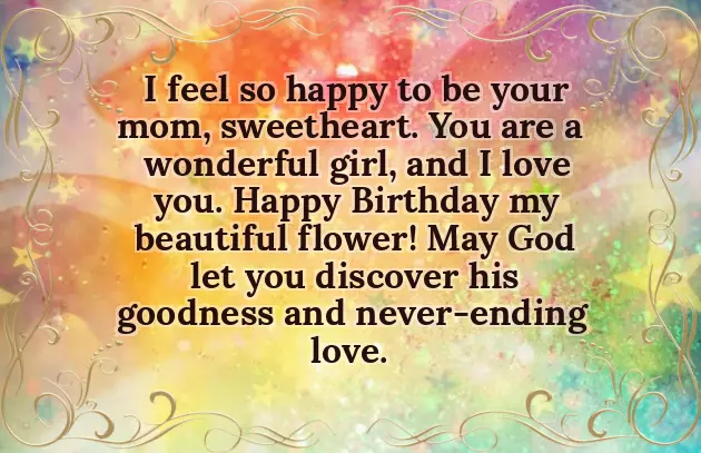 Cute Birthday Wish For Girl