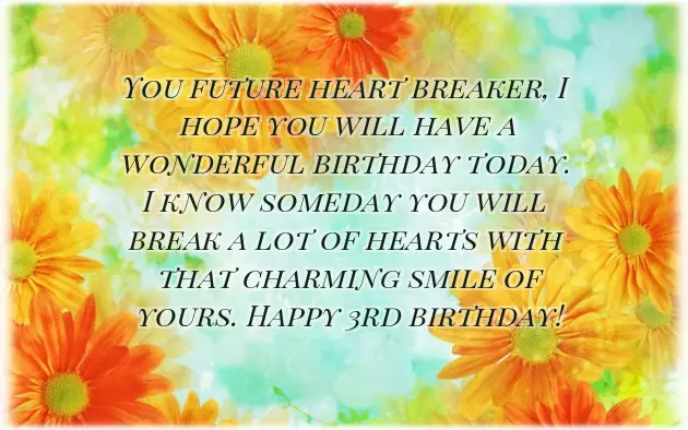 3Rd Birthday Wishes For Boy 3Rd Birthday Wishes For Boy