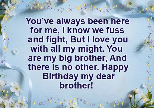 Little Brother Blessings Birthday Wishes