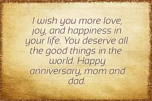 Happy Anniversary To You Mom And Dad