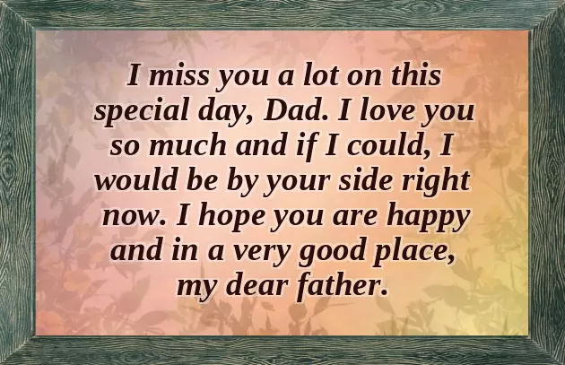 Birthday Quotes For Dad In Heaven