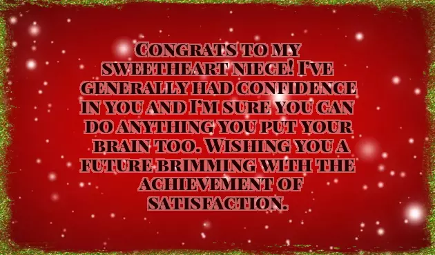 High School Graduation Message To Niece