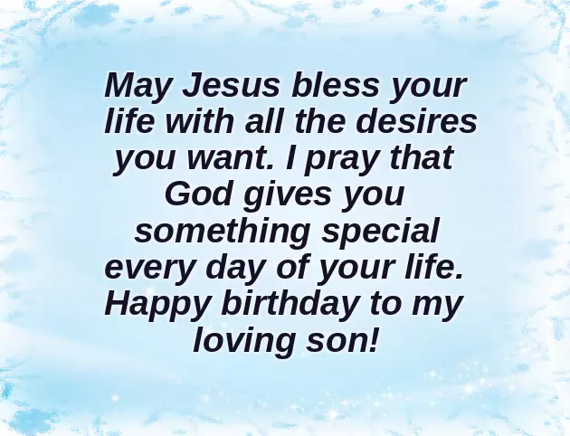 Son Birthday Wishes From Parents