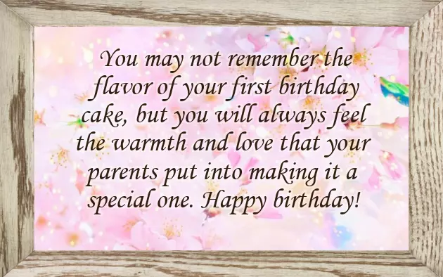 Birthday Wish For 1 Year Old Baby Boy