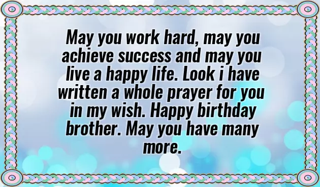 Happy Birthday My Handsome Brother