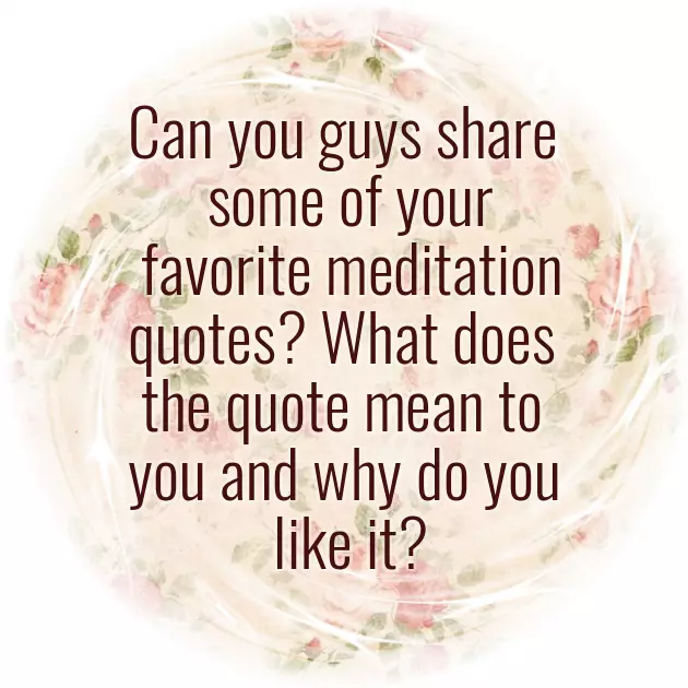Meditation Quotes