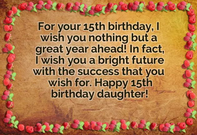 Birthday Wishes For 15 Year Old Nephew