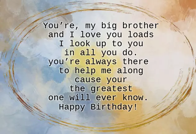 Happy Birthday Brother From Sister Funny Happy Birthday Brother From Sister Funny