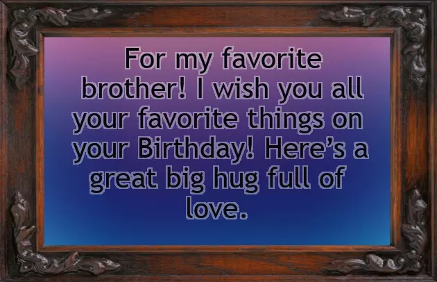 Little Brother Blessings Birthday Wishes