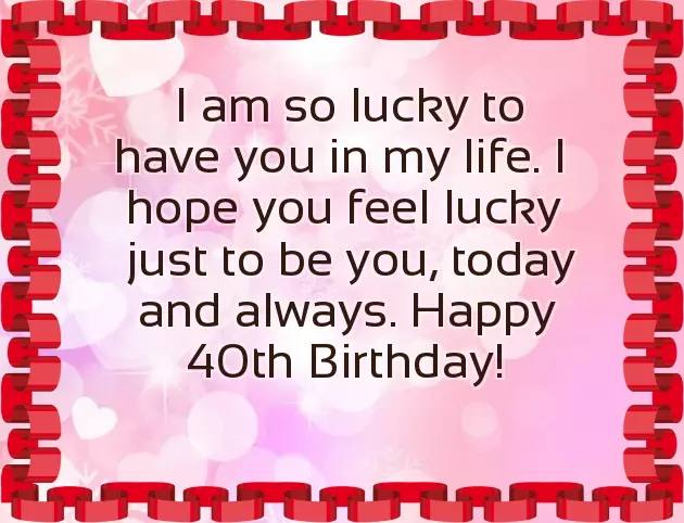 Funny 40Th Birthday Wishes For Husband
