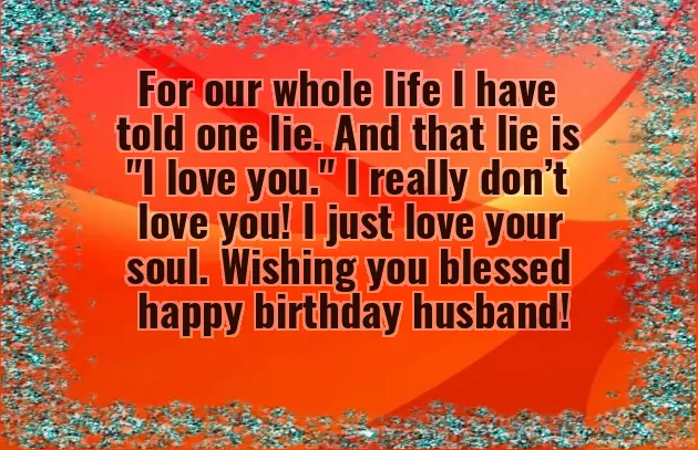 Husband Bday