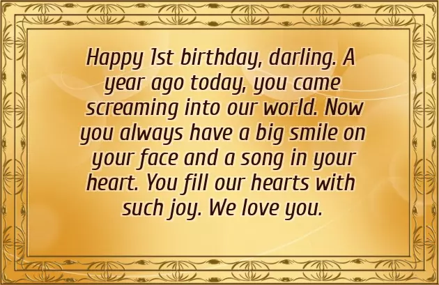 First Birthday Quotes For Granddaughter